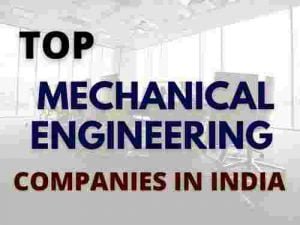 Top Mechanical Engineering Companies In India - Enggkatta