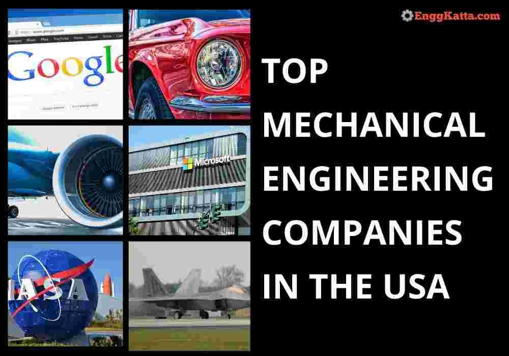 Top Mechanical Engineering Companies in the USA Engineering Katta