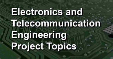 electronics-and-telecommunication-engineering-project-topics